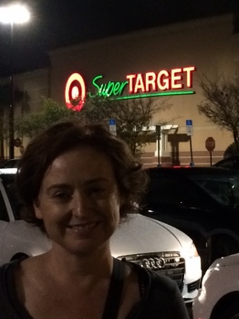 Me at Super Target. DD insisted on taking a shot.